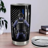 Police Tumbler 20oz Stainless Steel Insulated Cup